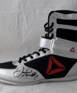 B08W2LJJTW Authentic Autographed Floyd Mayweather Boxing Shoe Left Beckett Beckett *Black*