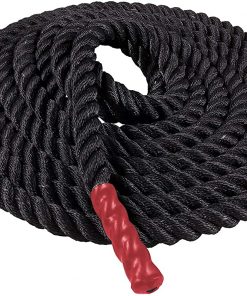 B0069TRXP6 GoFit Heavy Duty 1.5-Inch-Thick Polyester/Polypropylene Combat Rope - 40 Foot, Ideal for Cardio, Endurance, Stamina, Home Workout Includes Training Manual