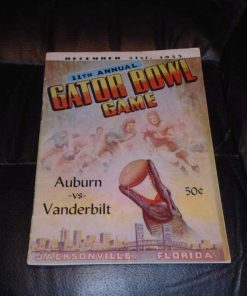 B08WSHHR8B 1955 GATOR BOWL FOOTBALL PROGRAM AUBURN VS VANDERBILT