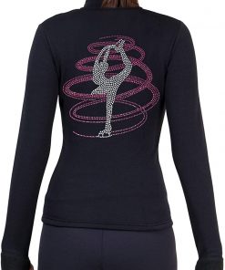 B007JIDYS6 ny2 Sportswear Figure Skating Polar Fleece Fitted Jackets by Polartec with Rhinestones R254RP
