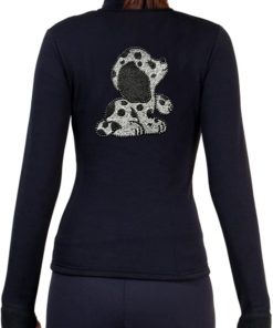 B0055W7376 ny2 Sportswear Figure Skating Polar Fleece Fitted Jackets by Polartec with Rhinestones R133