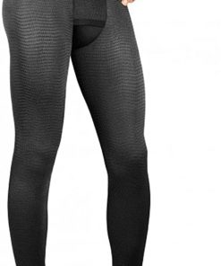 B001N4NTRS Solidea Men's Plus-Advanced Micro Massage Compression Legging (black-lg)