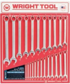 B00A1BRH9A Wright Tool D979 24 Piece Metric Combination Wrenches, Satin