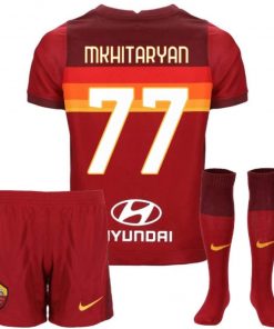 B08TVHZPDD 2020-2021 AS Roma Home Little Boys Mini Kit (Henrikh Mkhitaryan 77)