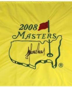 B0036PSI2S Trevor Immelman Autographed 2008 Masters Golf Pin Flag - Tournament Champion