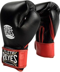B007XPHJUO Cleto Reyes Extra Padding Training Gloves with Hook and Loop Closure - Black - 14-Ounce