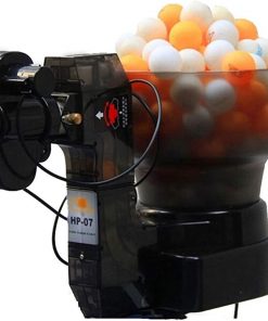B08RW37RVM SXhyf Portable economical Table Tennis Trainer, Professional Table Tennis Robot, Table Tennis Ball Machine, Table Tennis Training Machine with Various Spinning Balls (80 Balls Free)