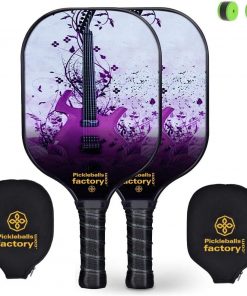 B08S6QFF7Y SWIDI Pickleball Set, Pickleball Paddles, Pickleball Paddle, Pickle Ball Game Set, Pickleball Balls,Pickleball, Purple Guitar Pickleballs, Pickle Ball Equipment, Sport Outdoor 4 Person Volleyball