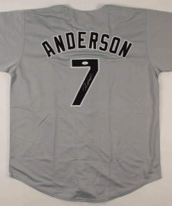 B08W4CCCQD Authentic Autographed Tim Anderson Chicago Jersey (JSA COA) 2019 Al Batting Champ