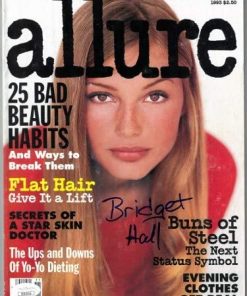 B08WRM4513 Authentic Autographed Bridget Hall Allure Full Magazine November 1993 ~ JSA #EE63213