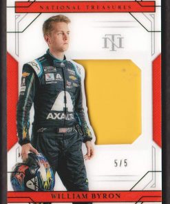 B08RMYXW31 2020 Panini National Treasures Racing Silhouettes Green #S-WB William Byron 5/5
