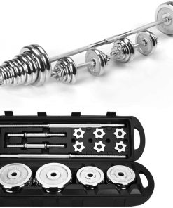 B08V17VW3P ã€Delivery from The U.S.ã€‘ Adjustable Dumbbells Barbell Weights Set with Bar, 110 lbs Dumbbells Strength Training Equipment for Home Gym Lifting, for Indoor Body Workout Fitness Beginners Professionals