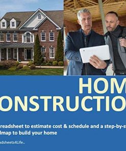 B08TSWN57Z Spreadsheets4Life | Home Cost & Schedule Planner for Excel - 1 Year Subscription | Residential Projects Improvement | DIY | House Interior | Decorative Design | Construction Software | Home Ideas DYI