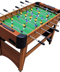 B08VFVRJ4D LLZH Free Standing Foosball Table, Sports Arcade Soccer, Recreational Hand Soccer, for Competitive Football Gaming, for Game Room, Bars, Parties, Family Night
