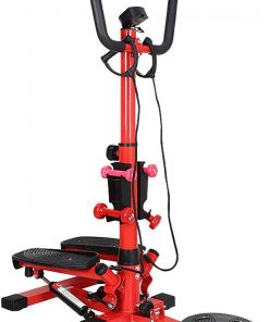 B08TQPVB4R Haieshop Exercise Bike with Handle Workout 4 Function with Handrail Fitness Training Equipment