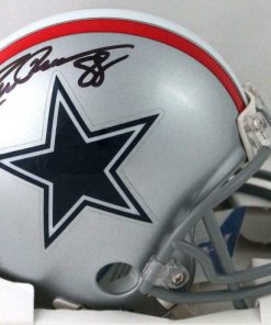 B08W2LPBWY Authentic Autographed Drew Pearson Dallas 1976 Tb Mini Helmet ~ Beckett W Auth *Black