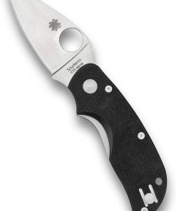 B0053CVGVM Spyderco Cat Value Folding Knife with 2.50" CTS BD1N Stainless Steel and Durable Black G-10 Handle - PlainEdge - C129GP