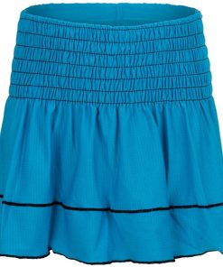 B08V5DGF9L Lucky In Love Girls` Smocked Tennis Skort Turquoise ()