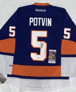 B08VW53VSS DENIS POTVIN SIGNED NEW YORK JERSEY AUTOGRAPHED JSA COA