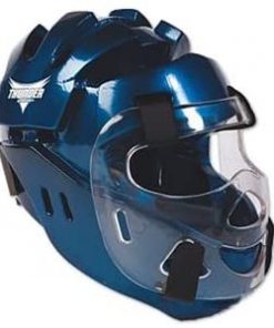B008QS52K6 ProForce Thunder Full Headgear w/Shield - Blue - X-Large