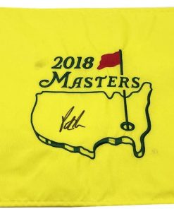 B08W2L8ZCP Authentic Autographed Patrick Reed 2018 Masters Flag ~ JSA