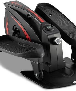 B08W331G68 Escolourful Under Desk Elliptical Bike, Pedal Exerciser, Mini Elliptical Machine with Non-Slip Pedal, Quiet & Compact Home Office Trainer Fitness Peddler