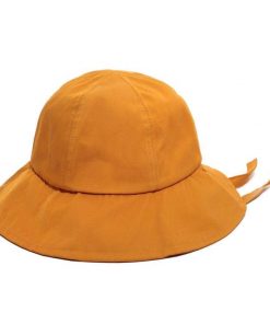 B08W9NKLF9 Woman Hat, Summer Bucket Hat Handmade of Cotton, Stylish Lightweight Beach Hat with Wide Brim, Everyday Sun Protection Flexible Hat, Handmade by Justine Hats