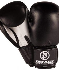 B005VZ50X6 Krav Maga Leather Boxing Glove (Black)