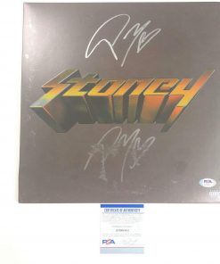 B08W2LRB9L Authentic Autographed Post Malone Stoney Lp Vinyl PSA/DNA Album