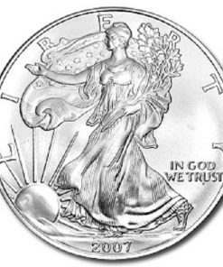B0088YVTNC 2007 American Silver Eagle .999 Fine Silver Dollar Uncirculated US Mint with Our Certificate of Authenticity
