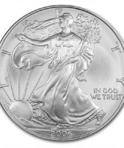 B0088YVSME 2006 American Silver Eagle .999 Fine Silver Dollar Uncirculated US Mint with Our Certificate of Authenticity