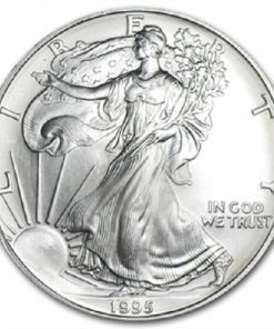 B0088YVMN4 1995 American Silver Eagle .999 Fine Silver Dollar Uncirculated US Mint with Our Certificate of Authenticity