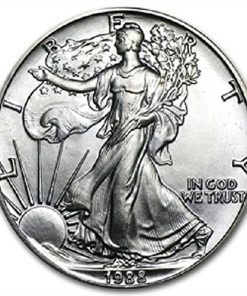 B0088YVI74 1988 American Silver Eagle .999 Fine Silver Dollar Uncirculated US Mint with Our Certificate of Authenticity
