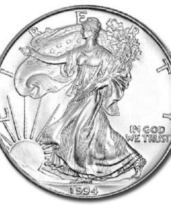 B0088YVMAM 1994 American Silver Eagle .999 Fine Silver Dollar Uncirculated US Mint with Our Certificate of Authenticity