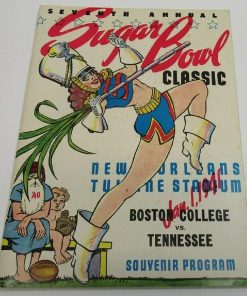 B08VFSN9ZH 1941 Sugar Bowl Program Boston College v Tennessee Vols NMT Very Nice 68558