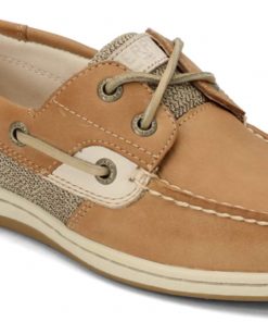 B0060X51OG Sperry Womens Koifish Boat Shoe, Linen/Oat, 9 Narrow