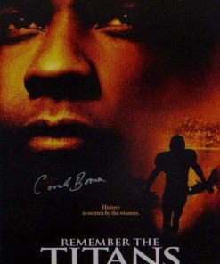 B08W2LQP9J Authentic Autographed Coach Boone Herman 11X17 Remember The Titans Movie Poster ~ JSA Auth