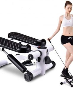 B08SJ948HJ ZJDU Mini Twisting Stepper Exercise Machine, Indoor Fitness Stair Stepper,with Resistance Bands and LED Display |Home Gym Equipment |for Beginners and Professionals