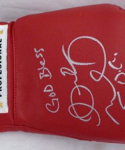 B08WPZQSCN Authentic Autographed Andre Ward Red Reyes Boxing Glove God Bless, S.O.G. & World Champ RH Beckett BAS