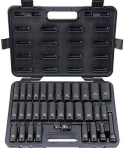 B005YSX1Y0 Blackhawk By Proto UW-533CDS 1/2-inch Drive Deep Impact Socket Set-6pt, 33-Piece