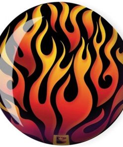 B000V83ZXU Brunswick Bowling Products Flame Viz-A-Ball Bowling Ball 12Lbs, Red/Orange/Black, 12 lbs