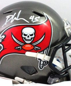 B08VHPKV1F Devin White Autographed Tampa Bay Bucs 2020 Speed Mini Helmet - Beckett W White