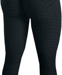B08SJXBG4F PLENTOP Ladies Sweatpants Yoga Pants Women High Waist Bubble Hip Lifting Fitness Sports Running Workout Leggings 2021