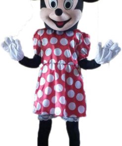 B08T7LTN6B Minnie Mouse Costume for Adults Minnie Mouse Suit for Birthday Party