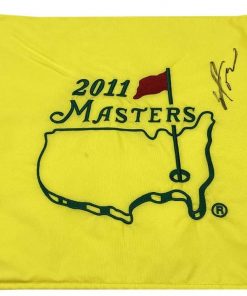 B08W2HWBX7 Authentic Autographed Matt Bettencourt 2011 Masters Flag ~ Certified