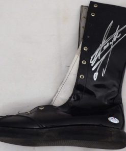 B08WRQJZRP Authentic Autographed Undertaker WWE Black Boot PSA/DNA ITP