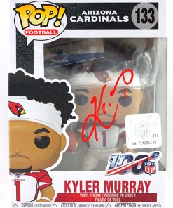 B08WFYRSM9 Kyler Murray Autographed Cardinals Funko Pop Figurine - Beckett Witness Red