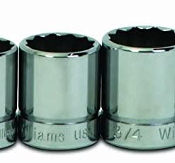 B001DNTVOY Williams WSB-13RC 13-Piece 3/8-Inch Drive Shallow 12 Point Socket Set