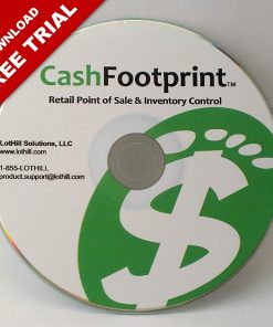 B008TW6BEU Professional POS Software and Inventory Control, No Monthly Fees, Free Support & Updates - CashFootprint Retail Point of Sale Software by LotHill Solutions - Professional Edition