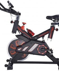 B08TT6B6XR Haieshop Exercise Bike Home Exercise Bike Exerciser Stationary Pedal Bike for Legs and Arms Cycling with LCD Monitor and Heart Rate Sensors